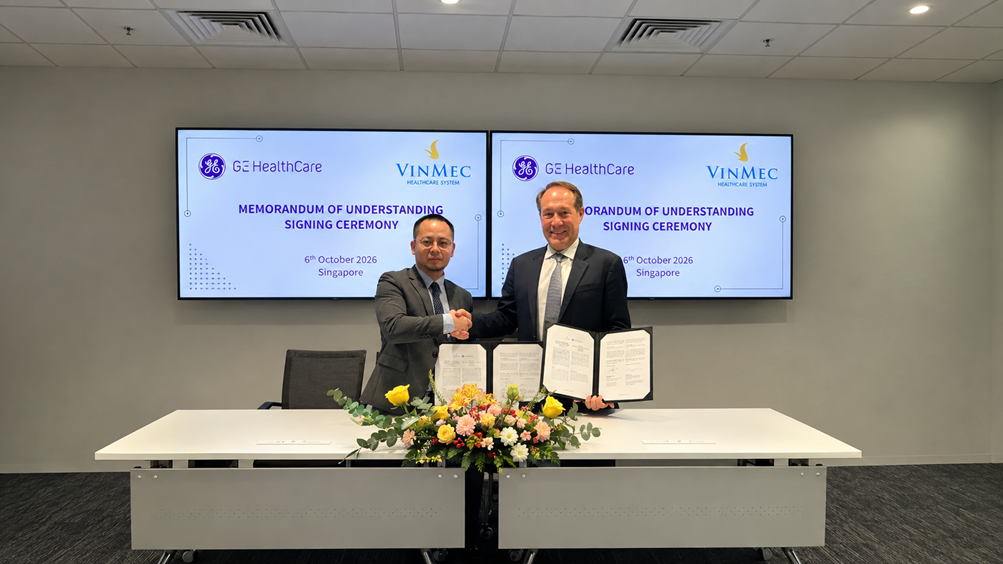GE HealthCare và Vinmec hợp tác chiến lược, nâng cao năng lực y tế toàn diện trên 5 lĩnh vực 1 GE HealthCare và Vinmec hợp tác chiến lược, nâng cao năng lực y tế toàn diện trên 5 lĩnh vực - Anh 3