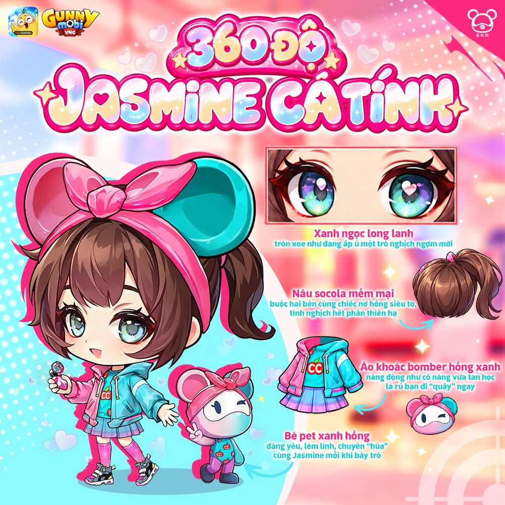 Gunny Mobi trình làng bộ tứ Cosmos Bear vừa xinh vừa cá tính 3 Gunny Mobi trình làng bộ tứ Cosmos Bear vừa xinh vừa cá tính - Anh 4