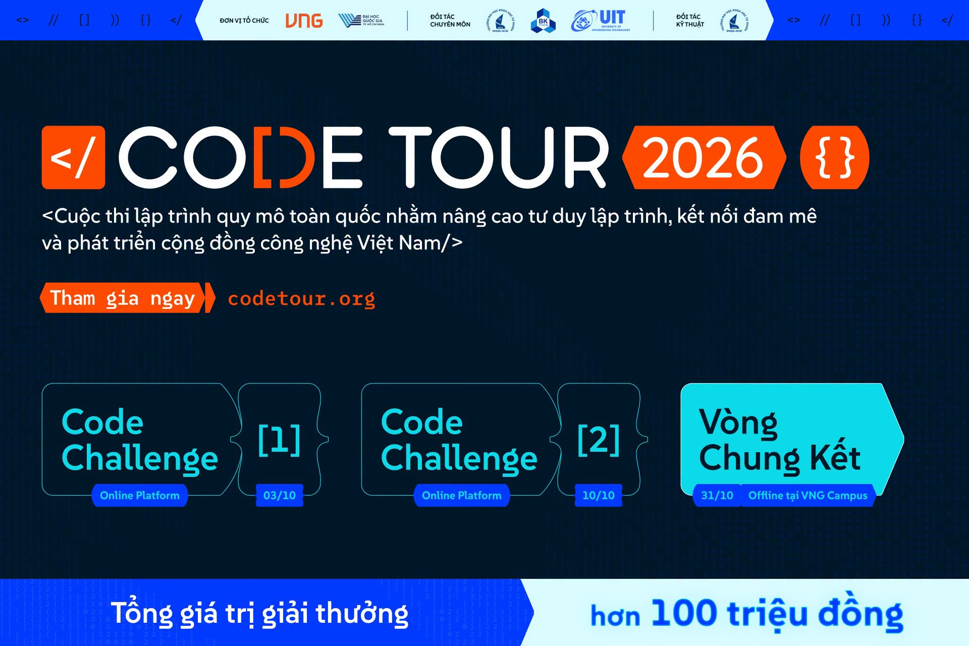 Code Tour, doanh nghiệp và nhà trường bắt tay tạo sân chơi lập trình cho sinh viên giữa thời AI - Gioi thieu Code Tour 2026