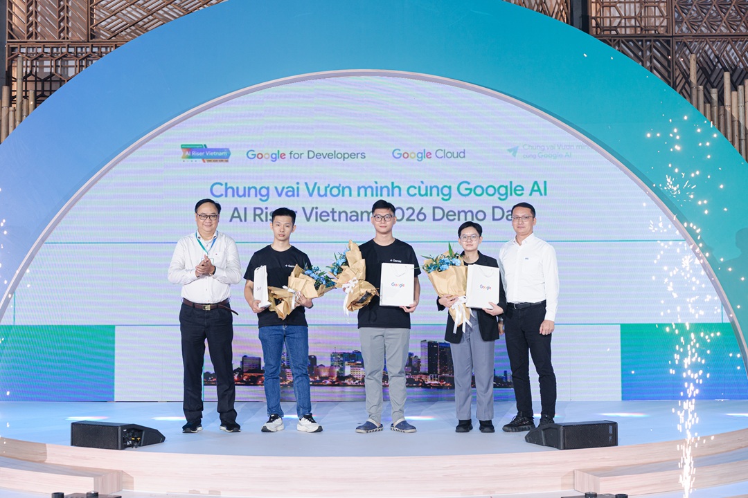 AI Riser 2026, Google và các đối tác thúc đẩy dùng AI tạo ra ứng dụng thực tiễn, hiệu quả, tại Việt Nam - Top 3 du an duoc yeu thich nhat tai AI Riser Viet Nam 2026